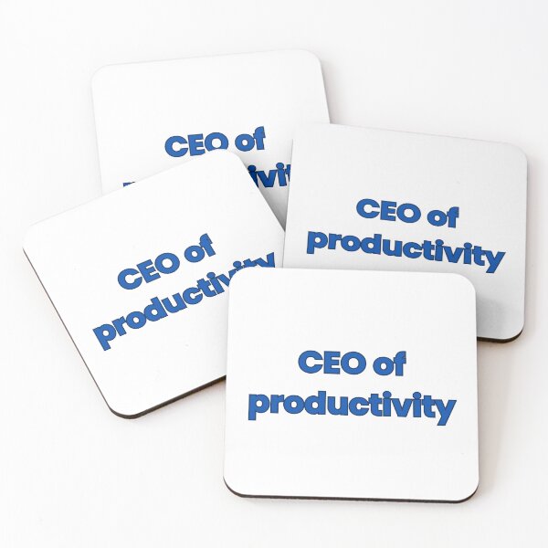 Item preview, CEO of Productivity | Motivational Work & Hustle Quote Design designed and sold by J0b4t.