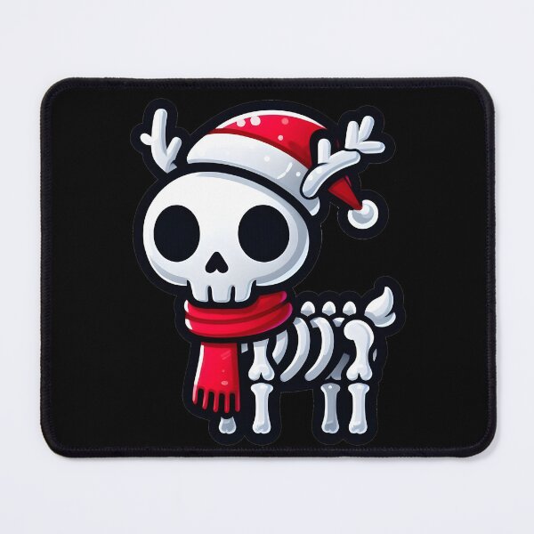 Item preview, Cute Skeleton Reindeer - Funny Spooky Christmas designed and sold by GREENZ0NE.