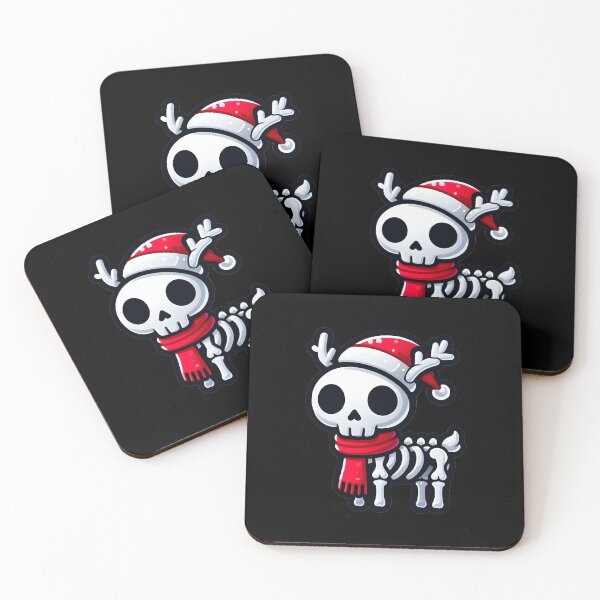 Item preview, Cute Skeleton Reindeer - Funny Spooky Christmas designed and sold by GREENZ0NE.