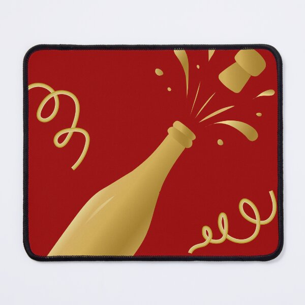 Item preview, Happy New Year Minimalist Solid Sparkling Wine Art designed and sold by ZorianArt.
