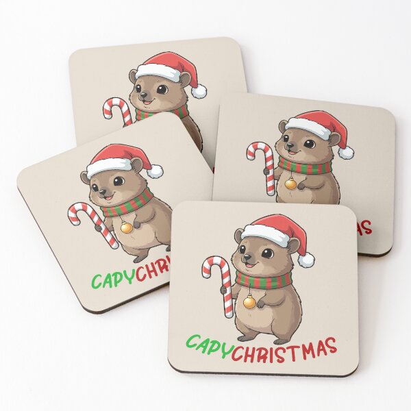 Item preview, Capybara Merry Christmas - Capy Christmas 3 designed and sold by ByGio.
