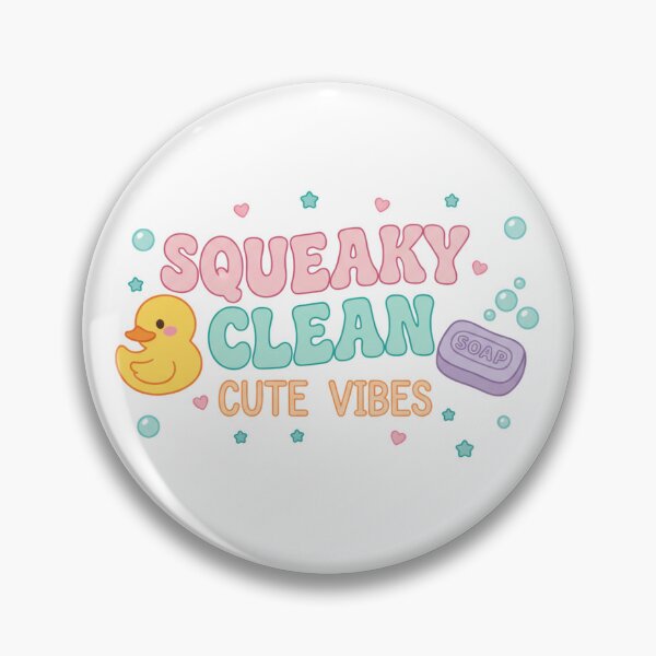 Item preview, Squeaky Clean Cute Vibes - Kawaii Rubber Duck & Soap Design designed and sold by Merchifyme2000.