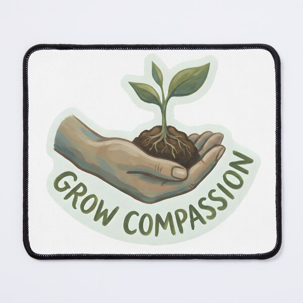 Item preview, Grow Compassion Vegan Merch designed and sold by PrintsyNook.