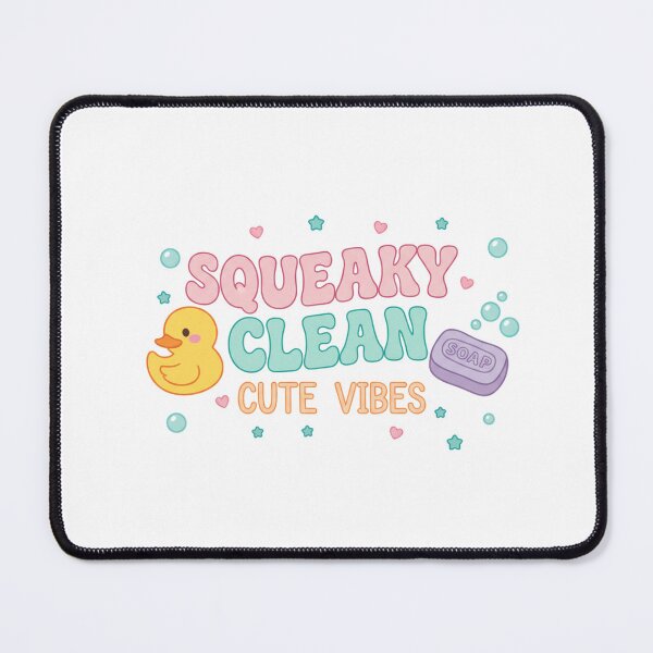 Item preview, Squeaky Clean Cute Vibes - Kawaii Rubber Duck & Soap Design designed and sold by Merchifyme2000.