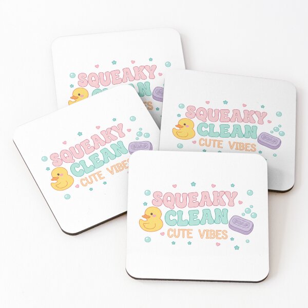 Item preview, Squeaky Clean Cute Vibes - Kawaii Rubber Duck & Soap Design designed and sold by Merchifyme2000.