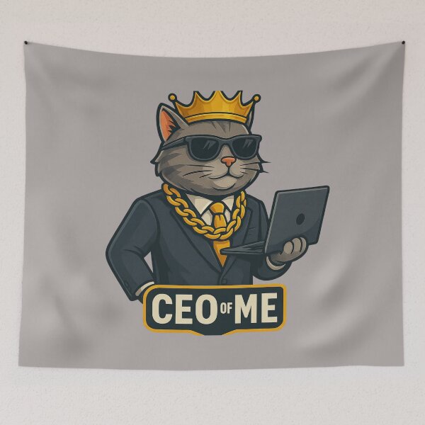 Item preview, CEO of Me Business Cat Art designed and sold by Pixostick.