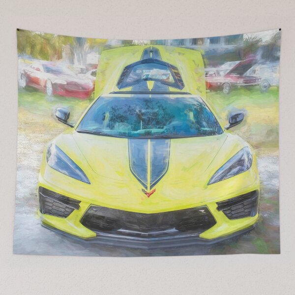Item preview,  2022 Yellow Corvette Stingray R Z51 C8 X101 designed and sold by RichFrancoCars.