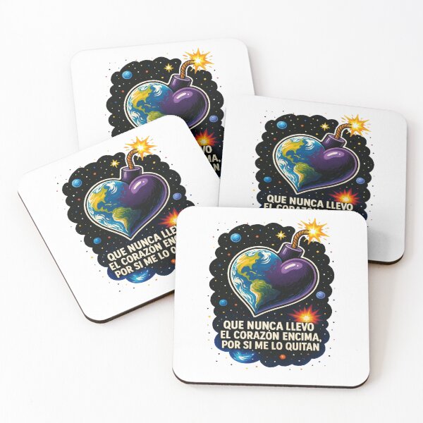 Item preview, Extremoduro Corazon A Fuego Big-Heart-Shaped Earth Bomb Space designed and sold by AntonioJ8.