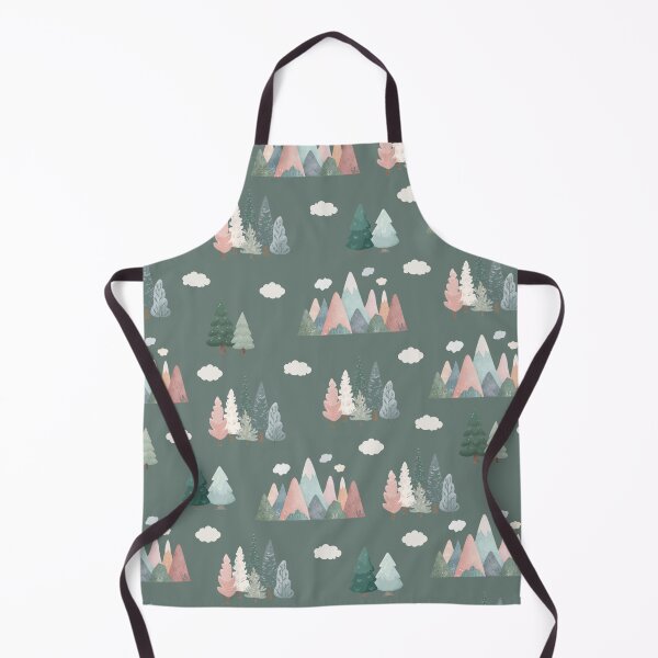 Item preview, Alpine Lullaby on Dark Gray-Green designed and sold by KSimpson838.