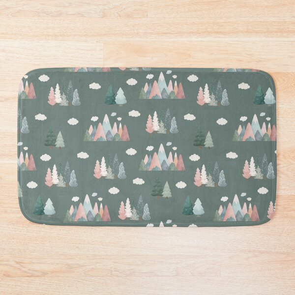 Item preview, Alpine Lullaby on Dark Gray-Green designed and sold by KSimpson838.