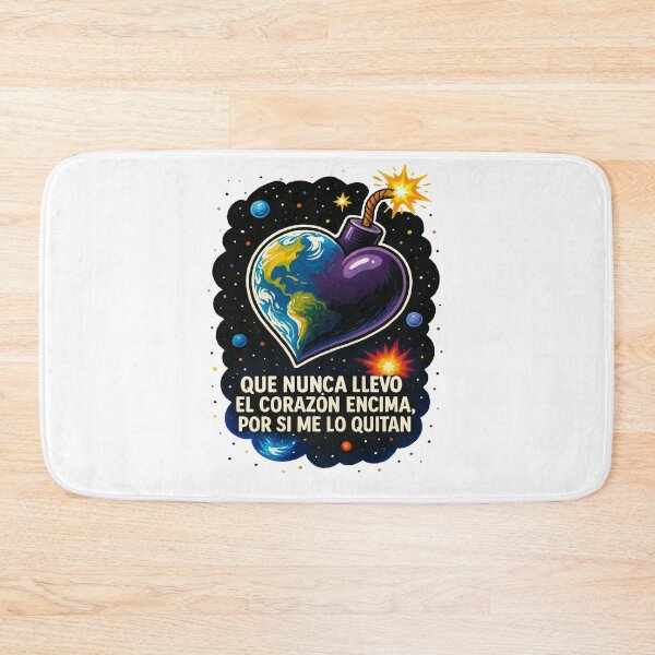 Item preview, Extremoduro Corazon A Fuego Big-Heart-Shaped Earth Bomb Space designed and sold by AntonioJ8.