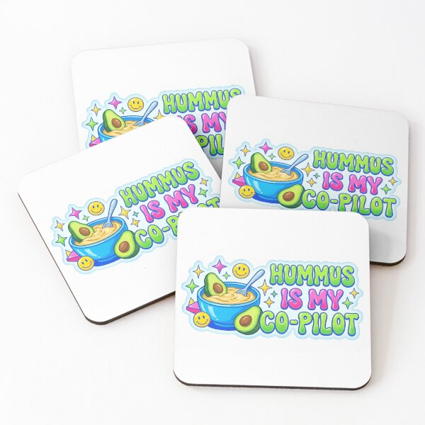 Item preview, Hummus is my Co-Pilot Vegan Merch designed and sold by PrintsyNook.