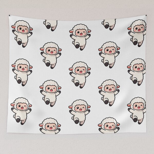 Item preview, Kawaii Chibi Baby Sheep designed and sold by SuperAIstar.