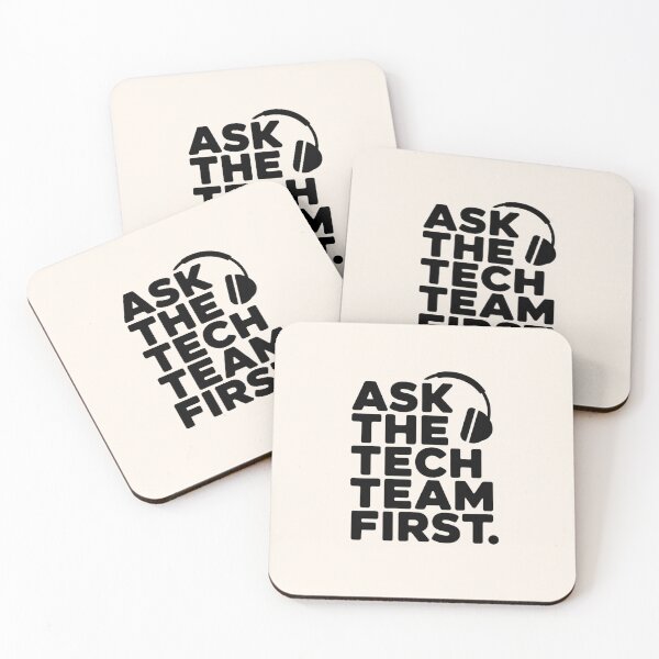 Item preview, Ask the Tech Team First | IT & AV Support Humor designed and sold by katiejallred.