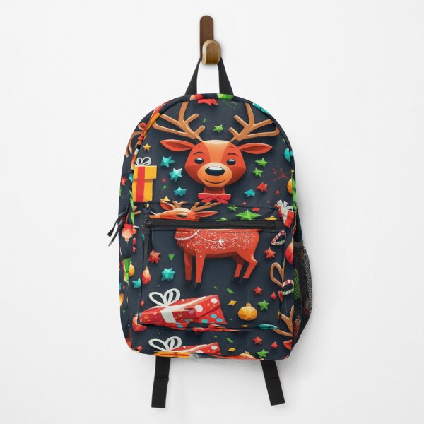 Item preview, Christmas pattern with reindeer and gifts designed and sold by Hot4Shirt.