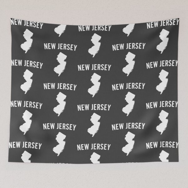 Item preview, New Jersey State Pride - Classic Outline Map Tee designed and sold by mashmosh.