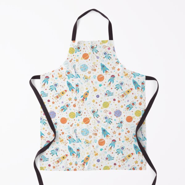 Item preview, Repeating seamless pattern of rockets, planets, astronauts, stars, and galaxies, bright playful palette, cartoon vector style. designed and sold by KiValuate.