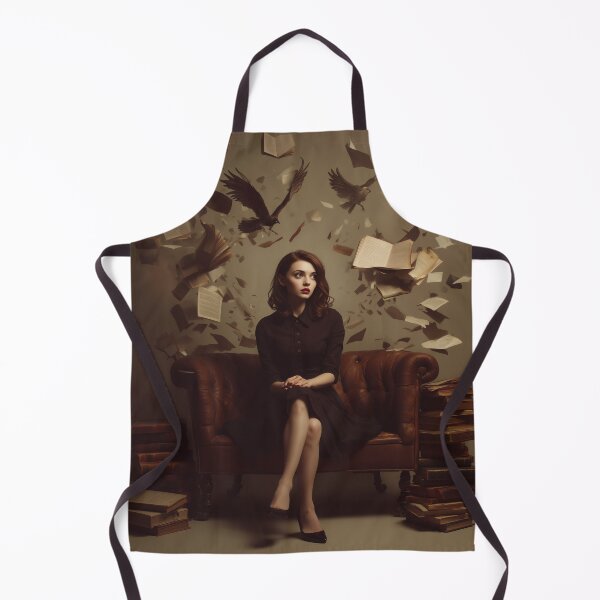 Item preview, The Librarian of Unwritten Echoes designed and sold by oanaunciuleanu.