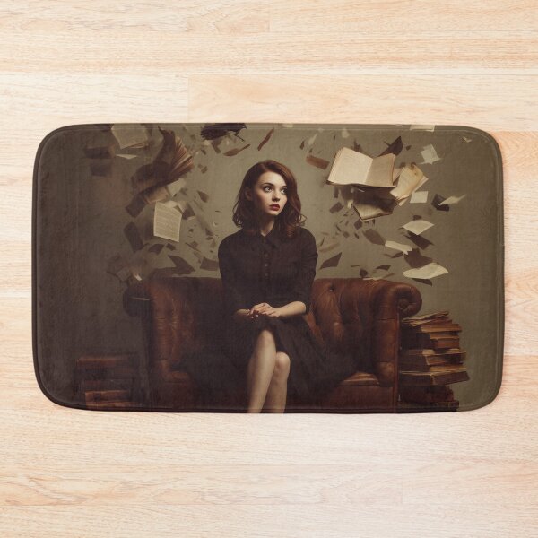 Item preview, The Librarian of Unwritten Echoes designed and sold by oanaunciuleanu.