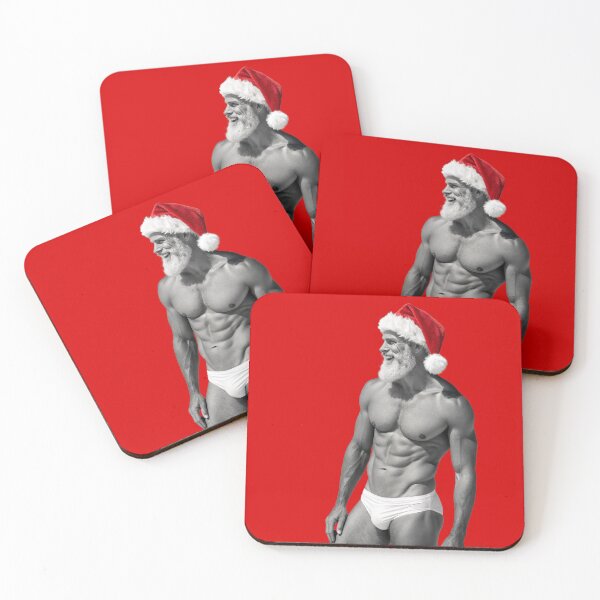 Item preview, Sexy Santa - another happy pose designed and sold by gayishdesign.