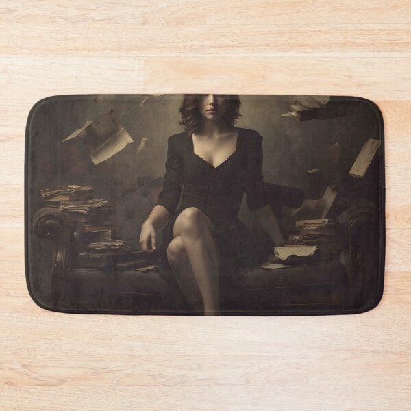 Item preview, The Librarian of Unwritten Echoes designed and sold by oanaunciuleanu.