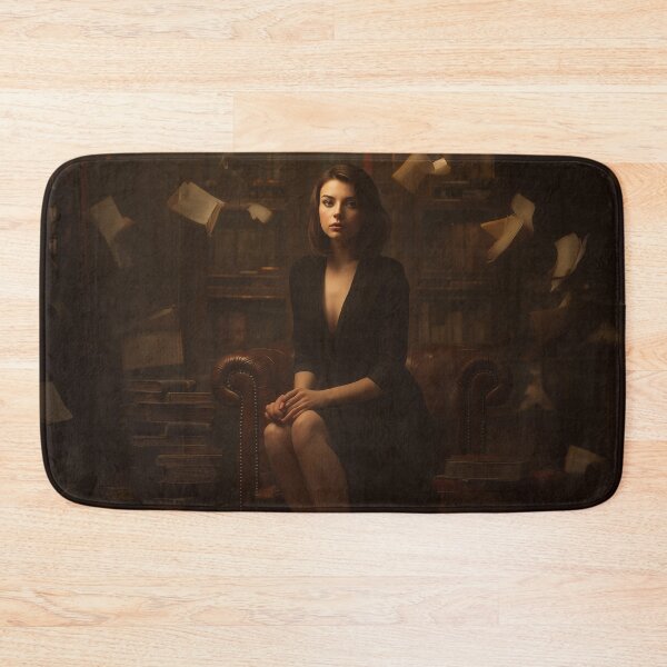 Item preview, The Librarian of Unwritten Echoes designed and sold by oanaunciuleanu.