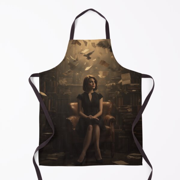 Item preview, The Librarian of Unwritten Echoes designed and sold by oanaunciuleanu.
