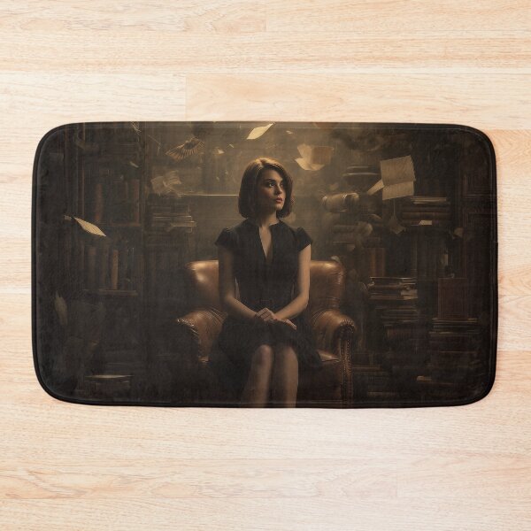 Item preview, The Librarian of Unwritten Echoes designed and sold by oanaunciuleanu.