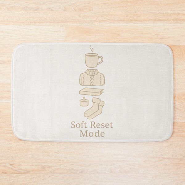 Item preview, Soft Reset Mode | Cozy Minimalist Self-Care Illustration designed and sold by Ombrya.