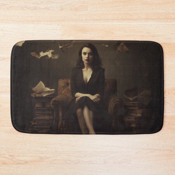 Item preview, The Librarian of Unwritten Echoes designed and sold by oanaunciuleanu.