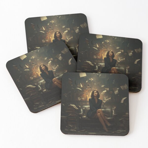 Item preview, The Librarian of Unwritten Echoes designed and sold by oanaunciuleanu.