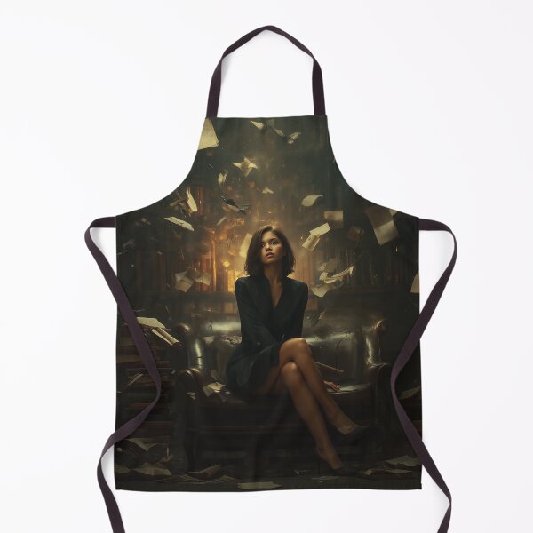 Item preview, The Librarian of Unwritten Echoes designed and sold by oanaunciuleanu.