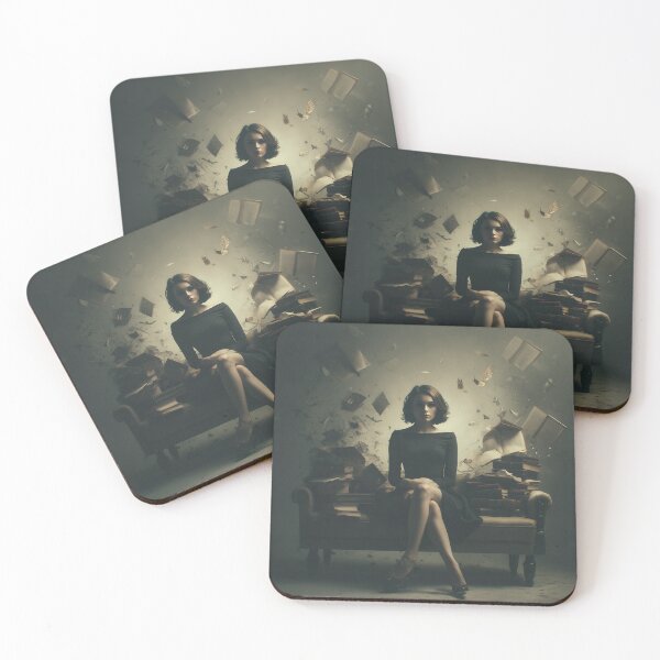 Item preview, The Librarian of Unwritten Echoes designed and sold by oanaunciuleanu.