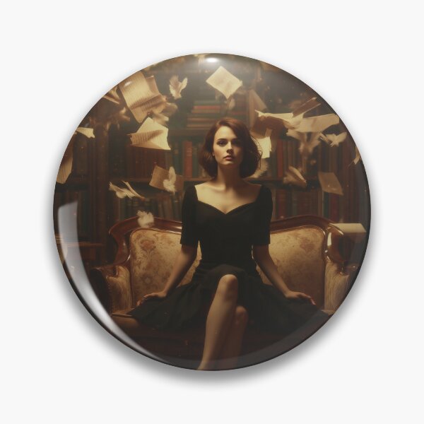 Item preview, The Librarian of Unwritten Echoes designed and sold by oanaunciuleanu.