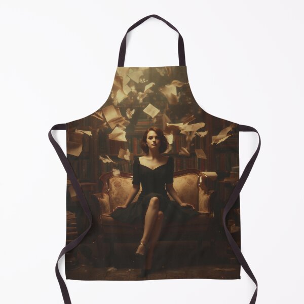 Item preview, The Librarian of Unwritten Echoes designed and sold by oanaunciuleanu.