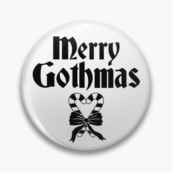 Item preview, Merry Gothmas Black and White Candy Cane Heart designed and sold by ArtVixen.