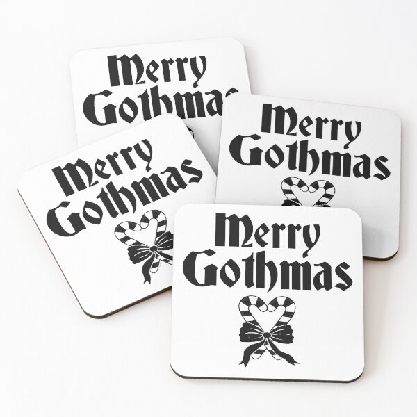 Item preview, Merry Gothmas Black and White Candy Cane Heart designed and sold by ArtVixen.