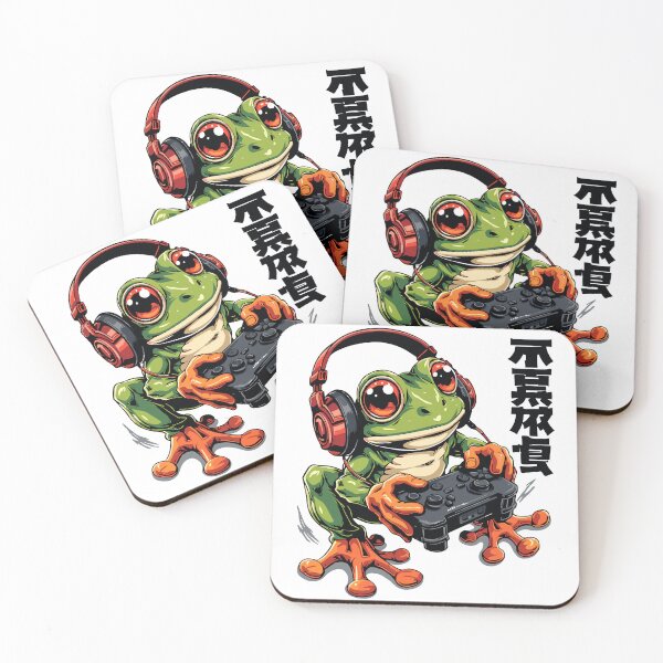 Item preview, Japanese Gamer Frog Art Men Women Boys Funny Vintage Gaming designed and sold by SoftyDesigns.