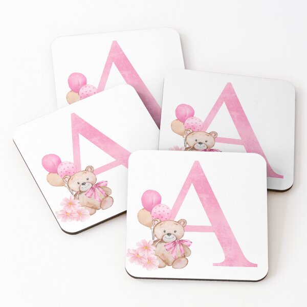 Item preview, cute teddy bear letter kids alphabet illustration designed and sold by NUREYY STUDİO.