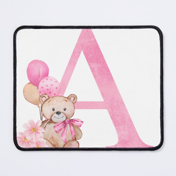 Item preview, cute teddy bear letter kids alphabet illustration designed and sold by NUREYY STUDİO.