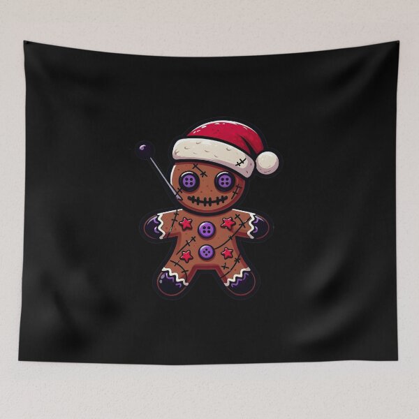 Item preview, Voodoo Gingerbread Man - Funny Anti Christmas designed and sold by GREENZ0NE.