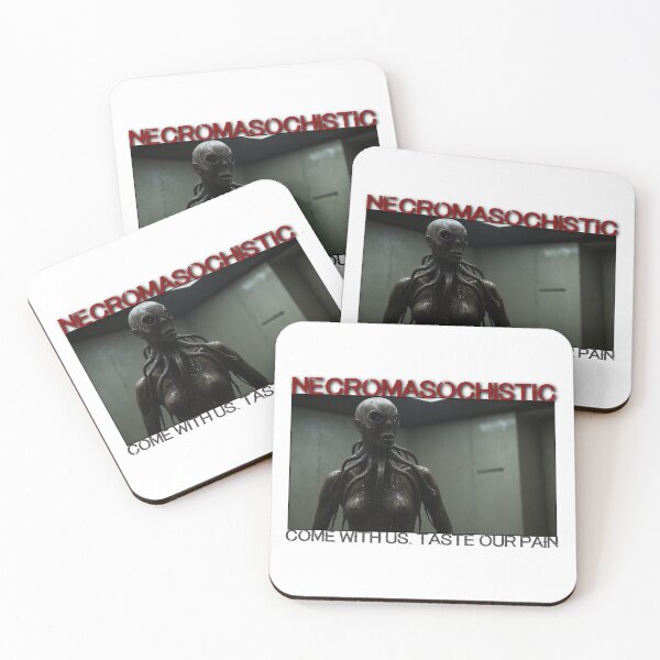 Item preview, necromasochistic. ORIGINAL HORROR ART MERCH designed and sold by Tabu Brand.