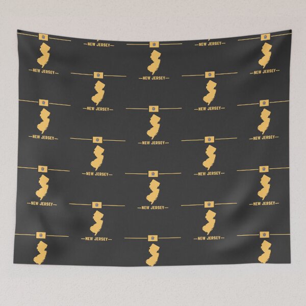Item preview, The Garden State Pride | Classic New Jersey Map & Flag designed and sold by mashmosh.