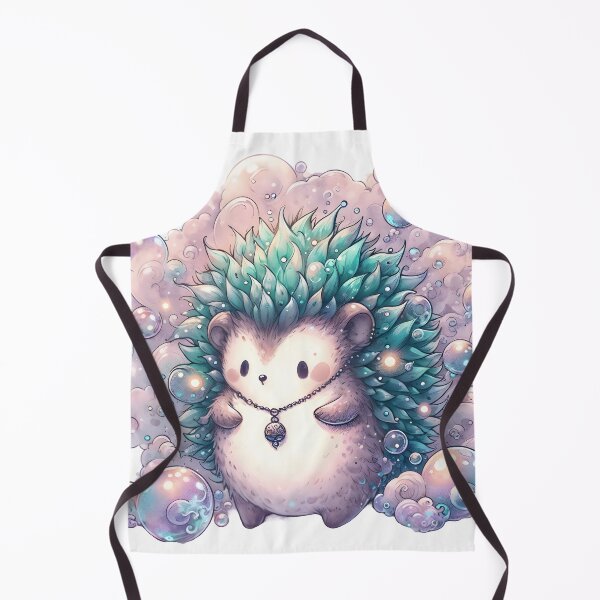 Item preview, Bubble Puff Hedgehog Gothic Watercolor Fantasy designed and sold by RubisLeaf.