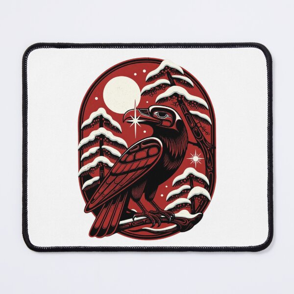 Item preview, Winter Raven, designed and sold by RisingWolfStudio.