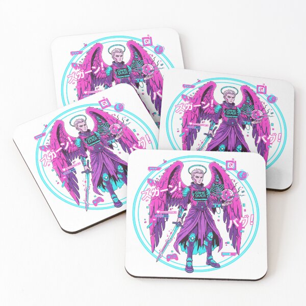 Item preview, Game Over Angel – Glitchcore Fallen Guardian designed and sold by Tily360.