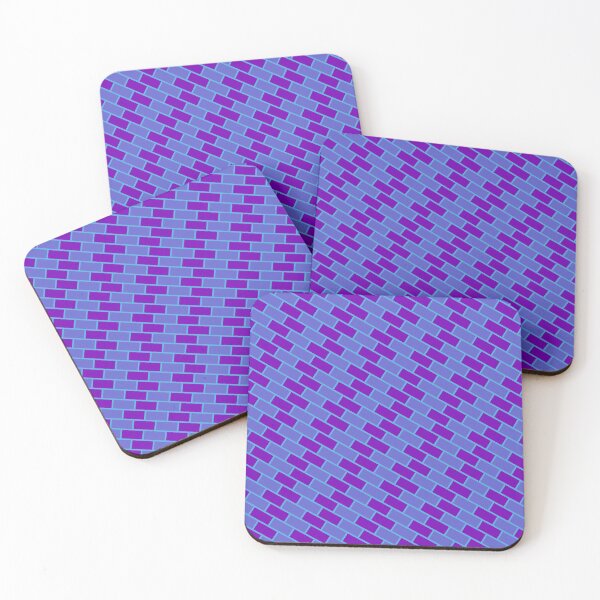 Item preview, Beautiful Purple Brick Wall Stripe Pattern-  Crosshatch - Beautiful Abstract Geometric Pattern designed and sold by RoyalStarsPatts.