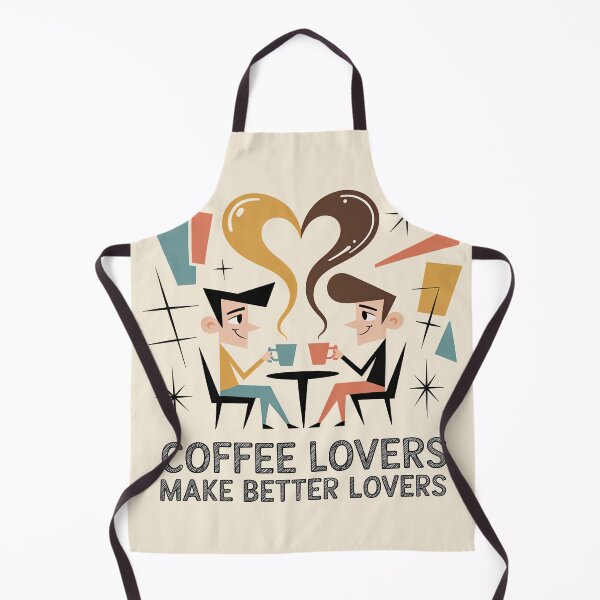 Item preview, Mid-Century Gay Coffee Lovers Art designed and sold by kornkobart.