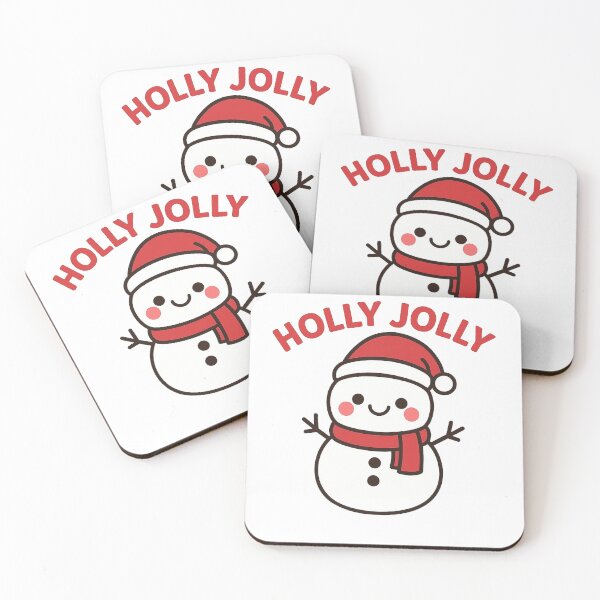 Item preview, Holly Jolly Snowman | Cute Kawaii Christmas Snowman | Festive Holiday Winter Design designed and sold by StyleLap.