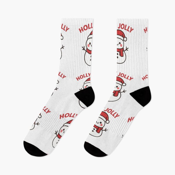 Item preview, Holly Jolly Snowman | Cute Kawaii Christmas Snowman | Festive Holiday Winter Design designed and sold by StyleLap.
